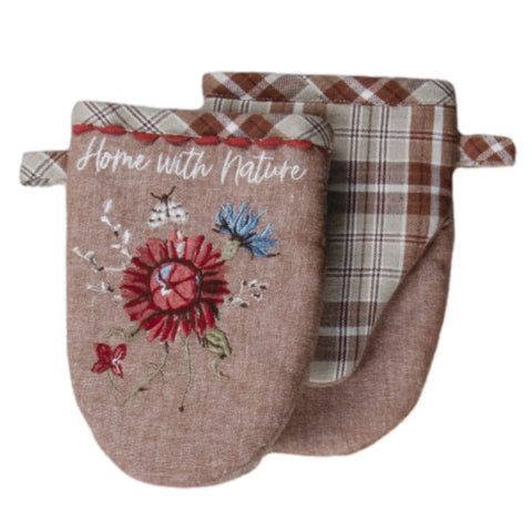 Home With Nature Oven Mitt, INDIVIDUALLY SOLD