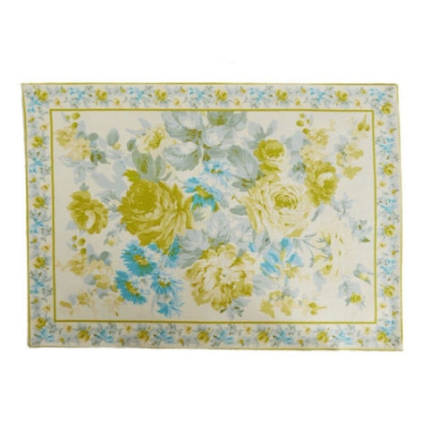 Ivory Cottage Rose Placemat, INDIVIDUALLY SOLD