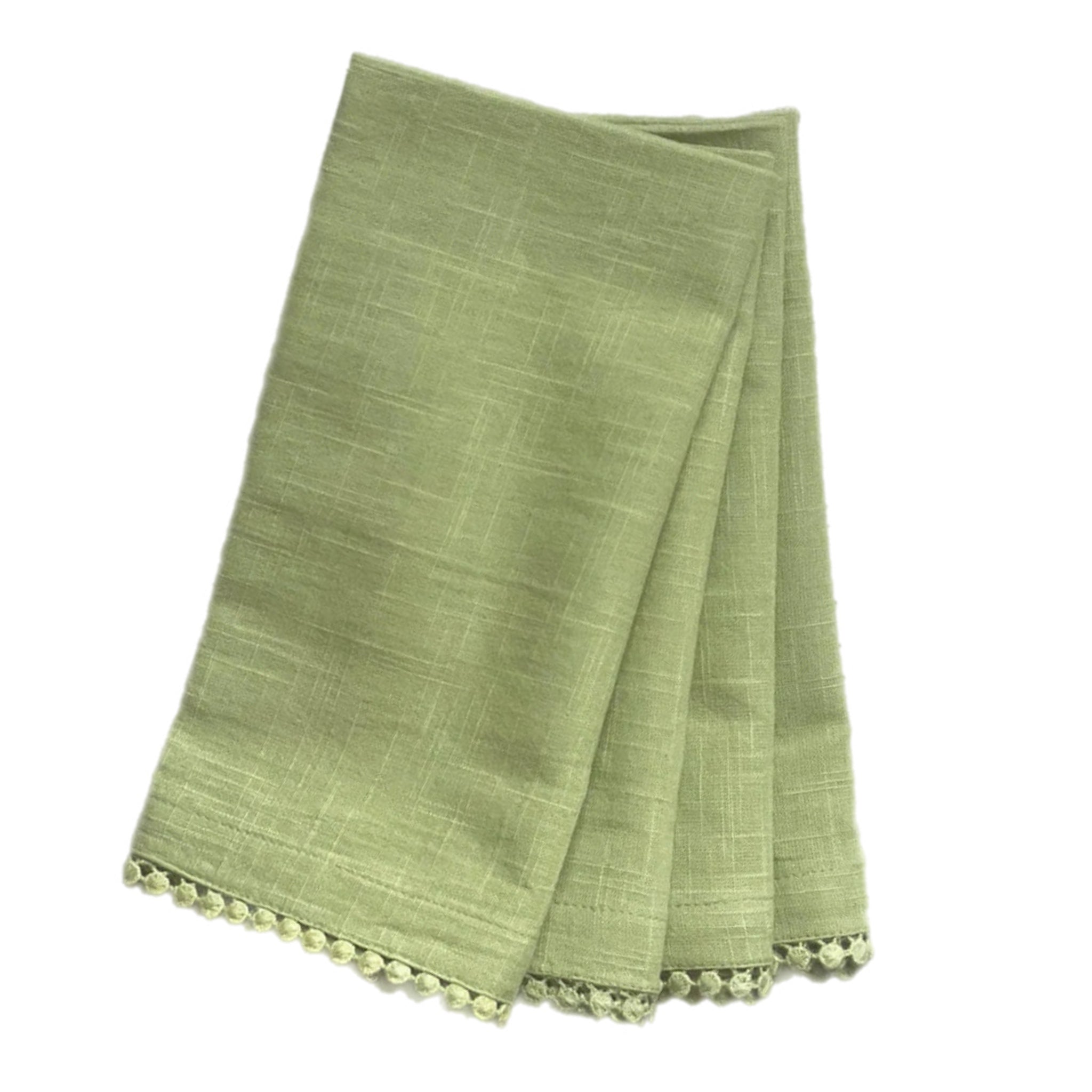Green Linen Napkin, Set Of 4