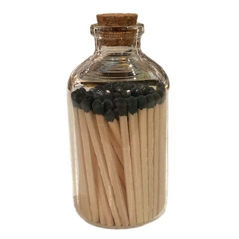 Black Coloured Matches In Jar