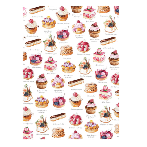 Pastries Tea Towel