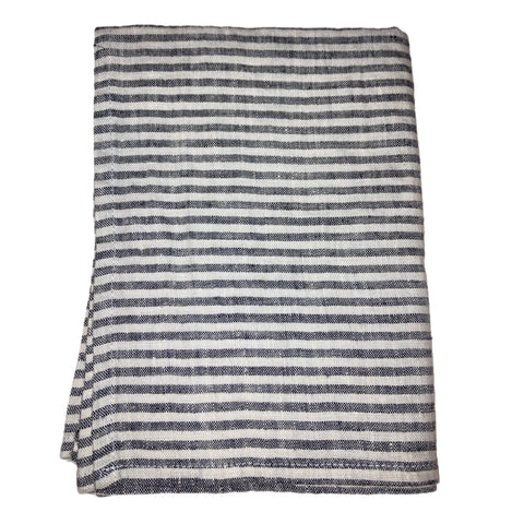 Black Striped Tea Towel