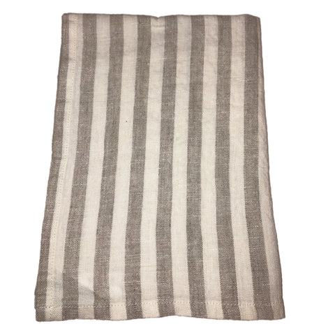 Grey Striped Tea Towel