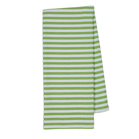 Green Striped Tea Towel