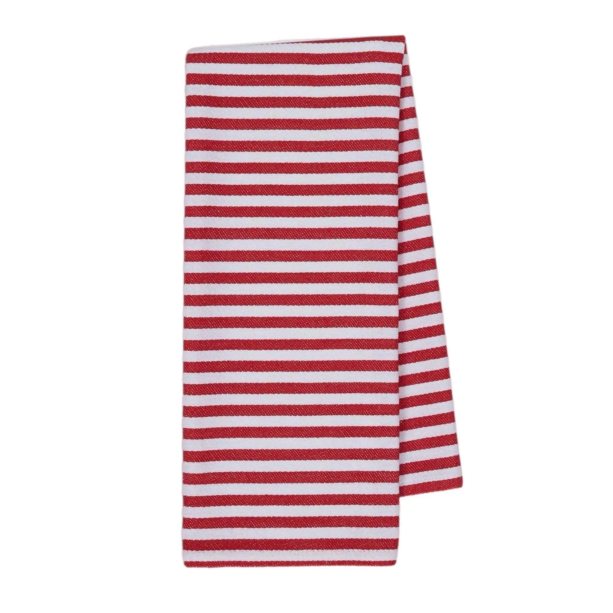 Red Striped Tea Towel