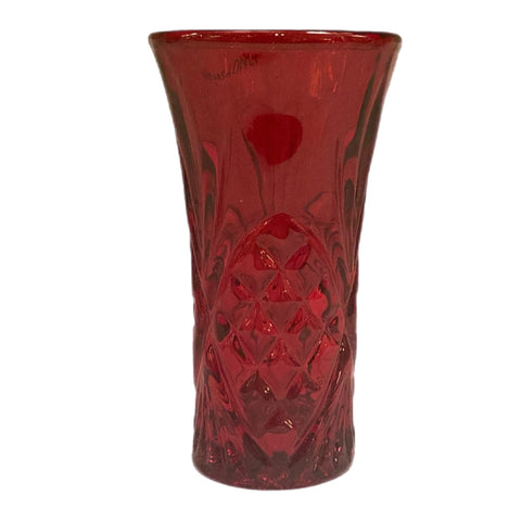 Red Crystal Shot Glass