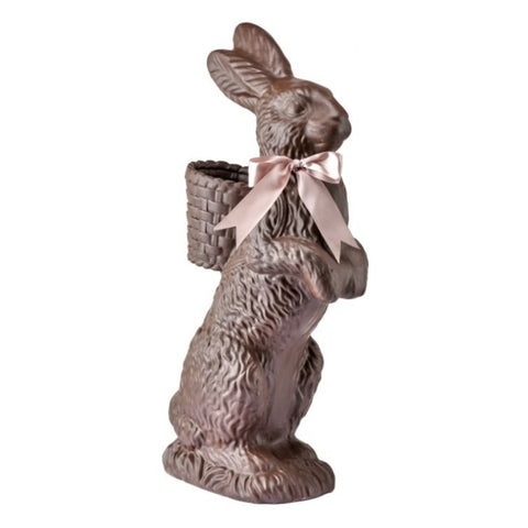 Chocolate Bunny Standing Figurine