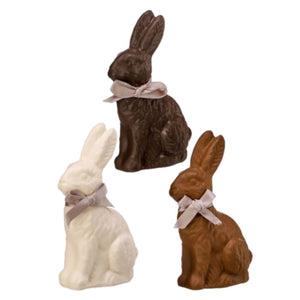 Assorted Chocolate Bunny Figurine, INDIVIDUALLY SOLD