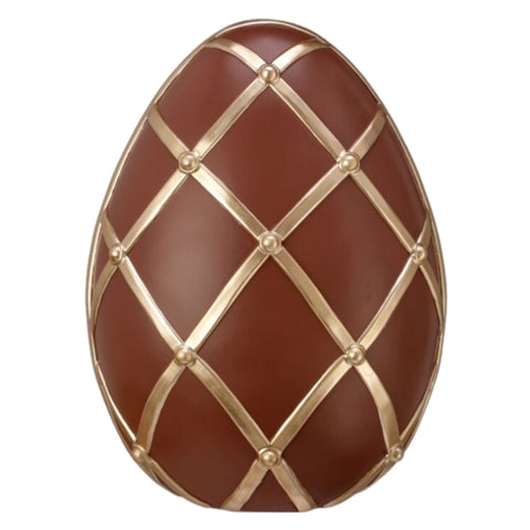 Chocolate Lattice Easter Egg Figurine - SMALL