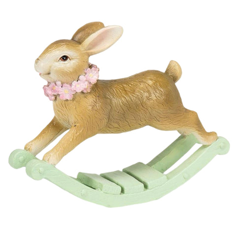 Bunny Rocker Figurine