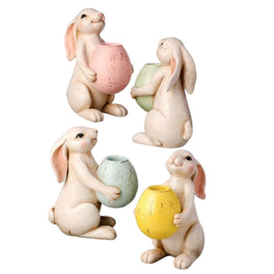 Assorted Bunny Taper Candle Holder, INDIVIDUALLY SOLD