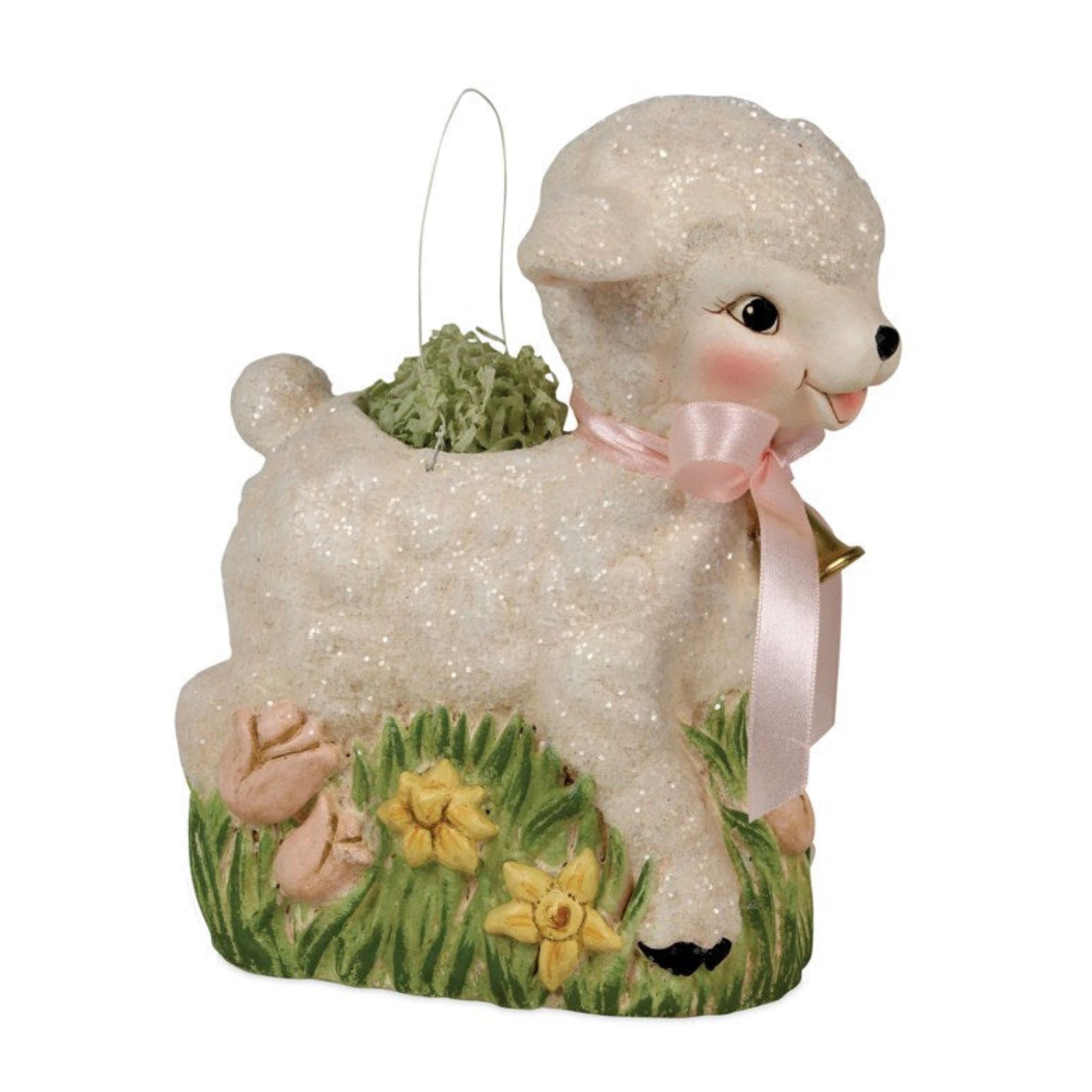 Retro Lamb Easter Basket