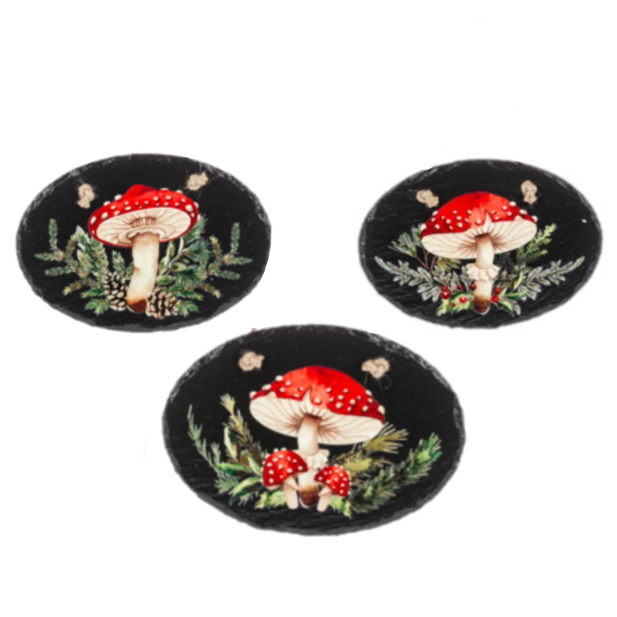 Assorted Mushroom Plaque, INDIVIDUALLY SOLD