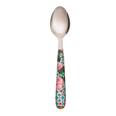 Aqua Floral Teaspoon