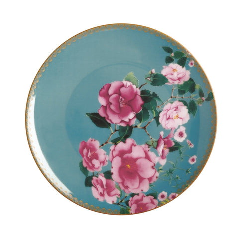 Blue Floral Plate