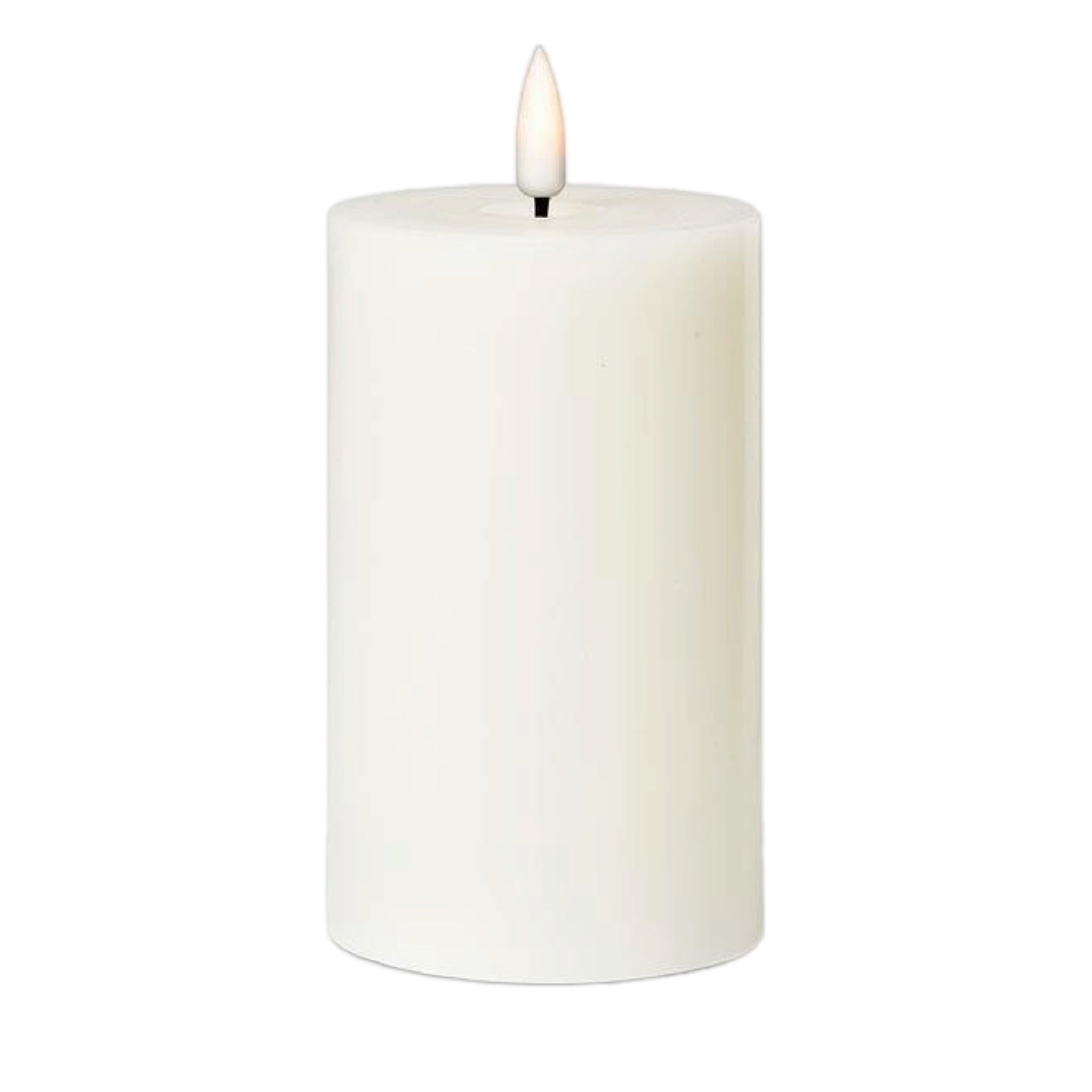 3" X 5" Pillar Flameless Candle: Cream