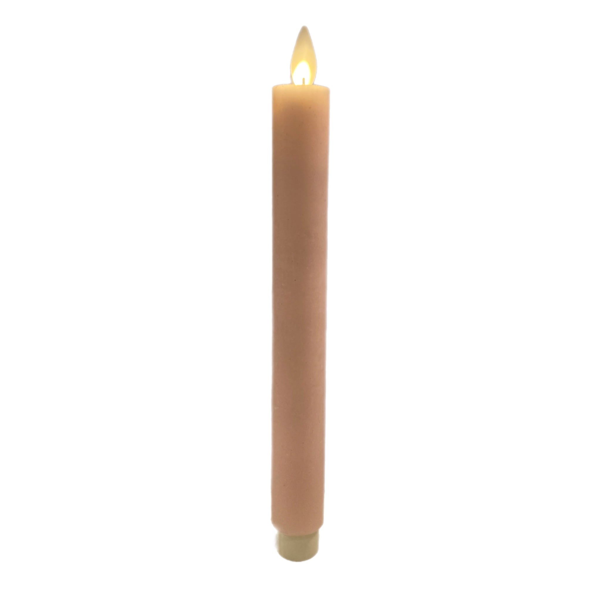 7" X 1" Taper Flameless Candle: Pink