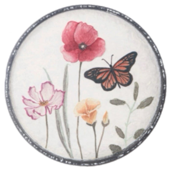Assorted Round Butterfly Wall Print, INDIVIDUALLY SOLD