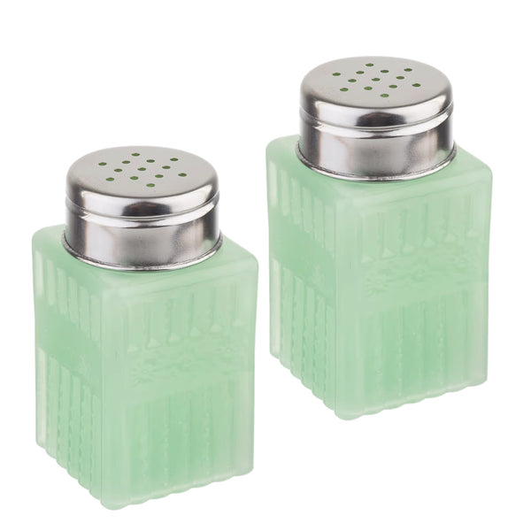 Retro Jadeite Style  Salt & Pepper Shaker, Set Of 2