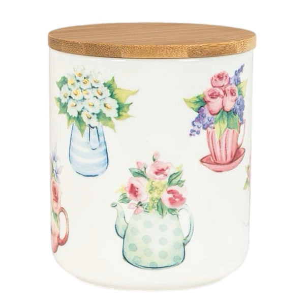 Assorted Floral Canister, INDIVIDUALLY SOLD