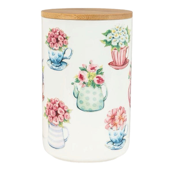Assorted Floral Canister, INDIVIDUALLY SOLD