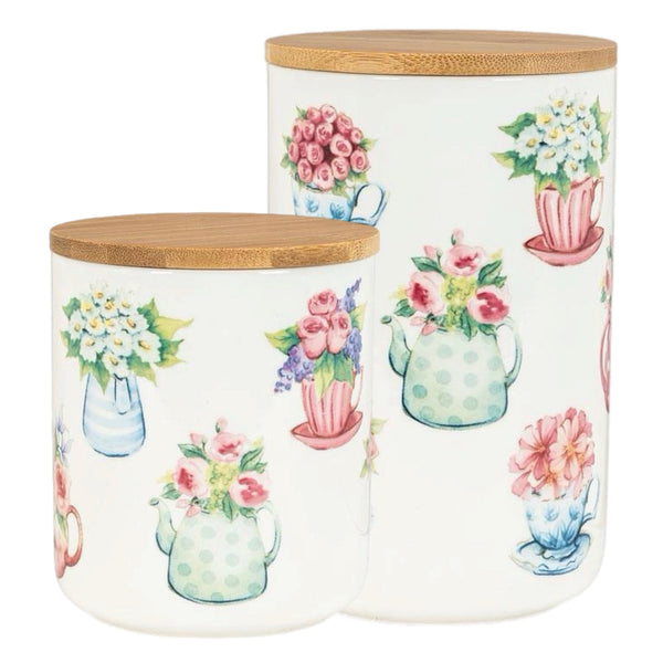 Assorted Floral Canister, INDIVIDUALLY SOLD