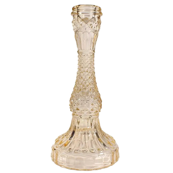 Assorted Glass Taper Candle Holder, INDIVIDUALLY SOLD