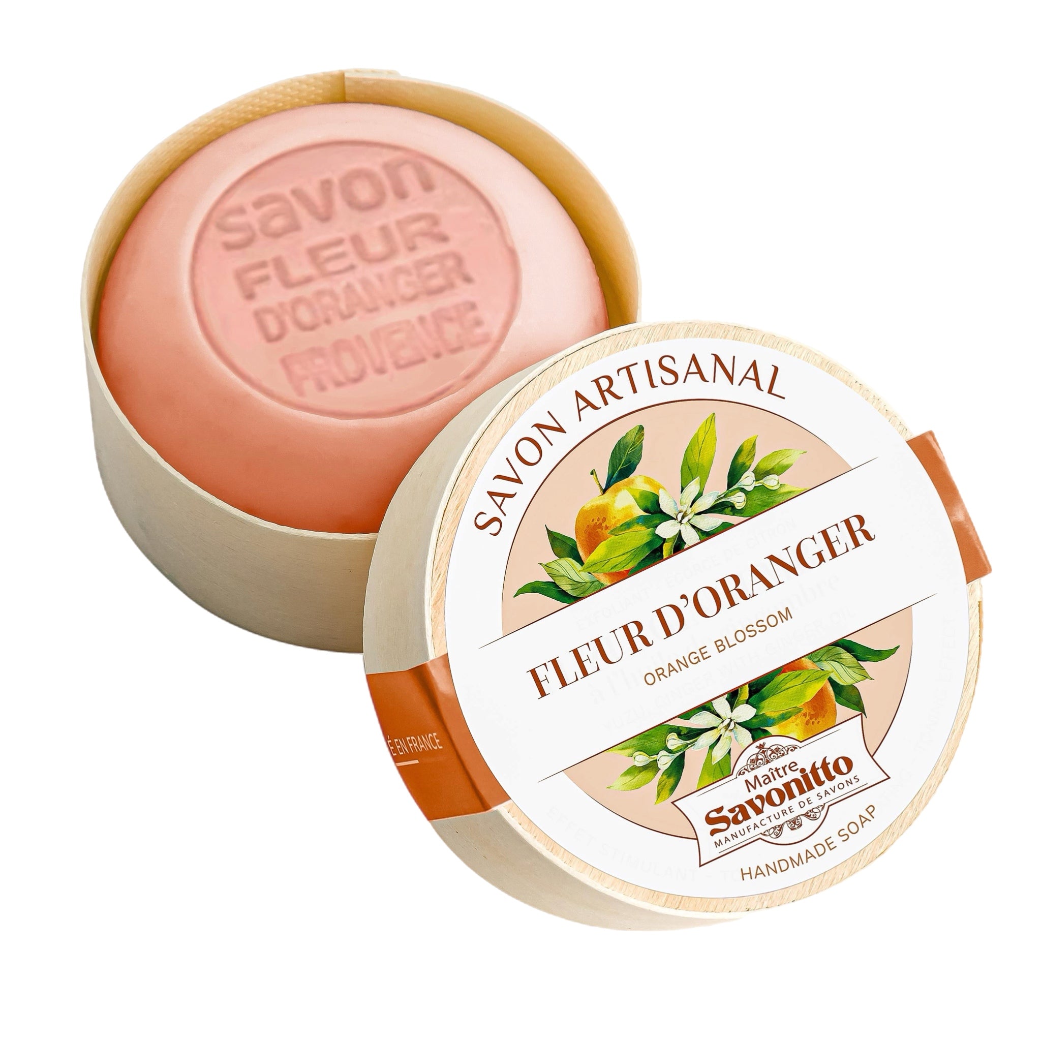 Orange Blossom Soap In Wooden Box