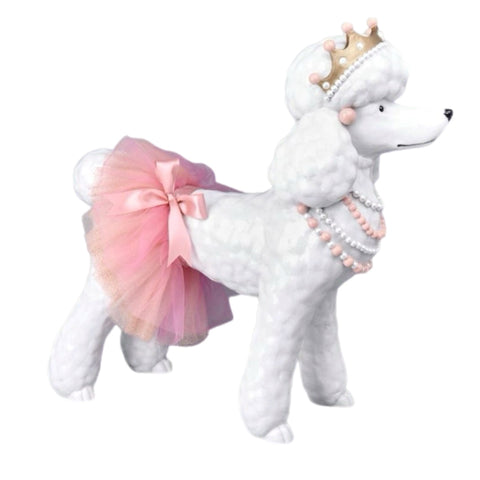 Princess Poodle Figurine