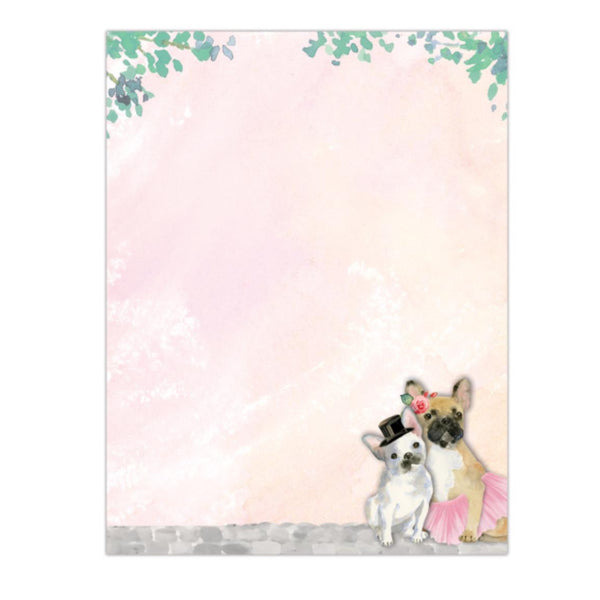 Bulldog Couple Pocket Notepad