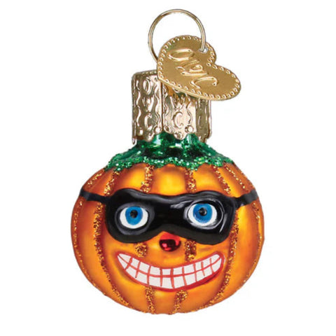 Mini Masked Jack O' Lantern Ornament