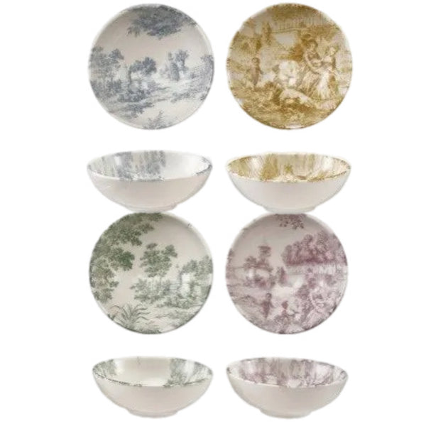 Assorted Toile Bowl, INDIVIDUALLY SOLD