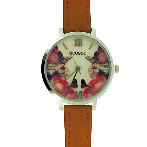 Tan Rose Ladies Jewellery Watch