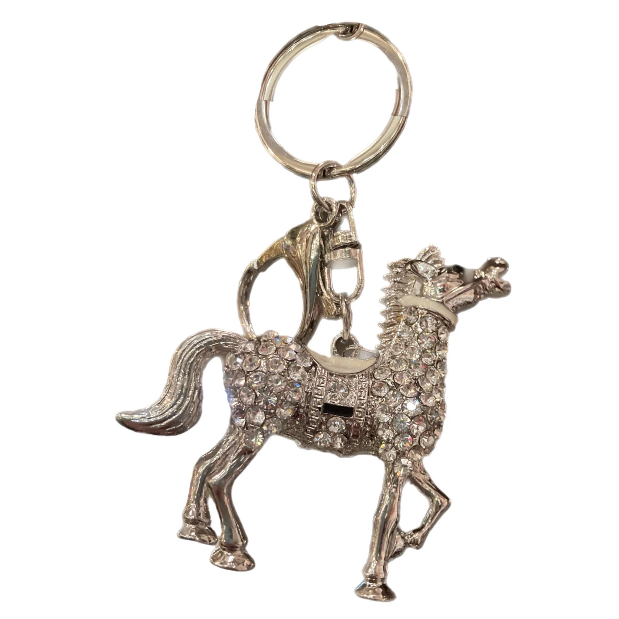 Silver Horse Keychain