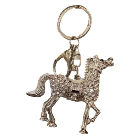 Silver Horse Keychain