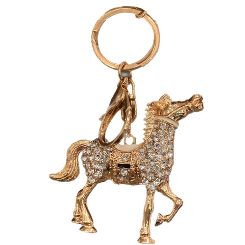 Gold Horse Keychain