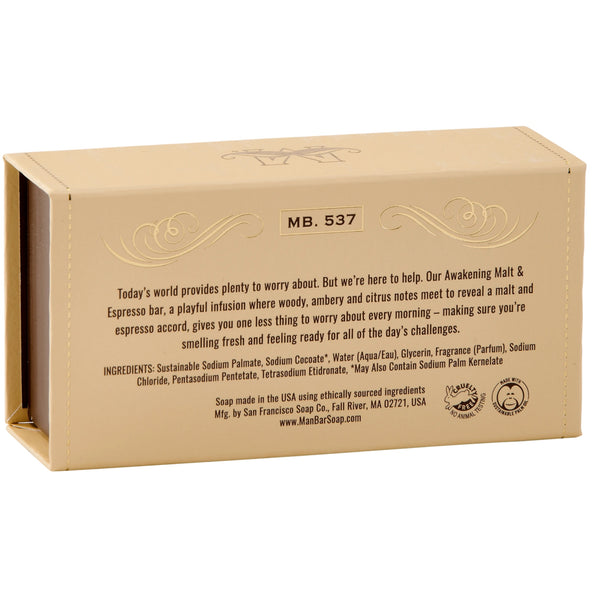 Malt And Espresso Man Soap Bar
