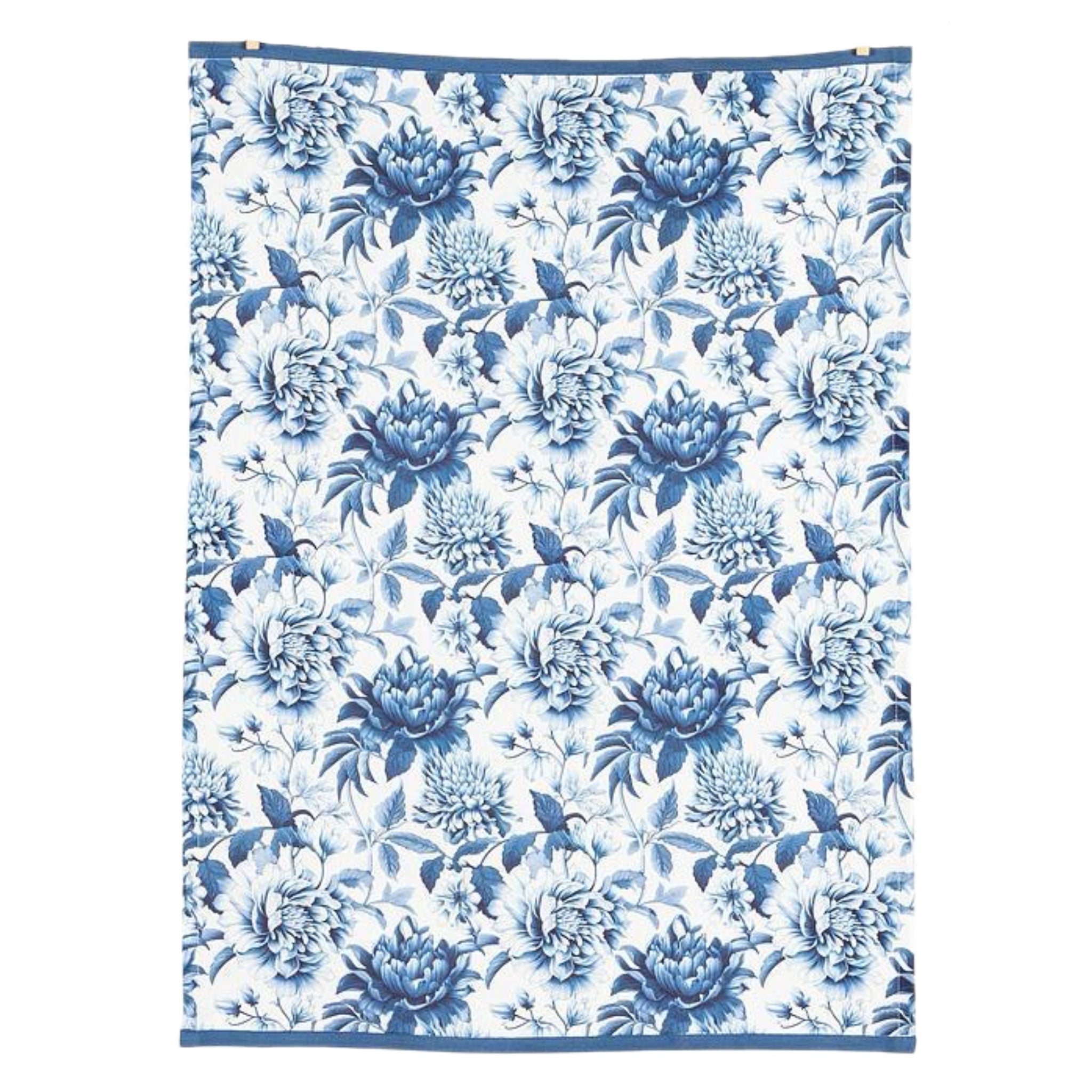 Blue Floral Tea Towel