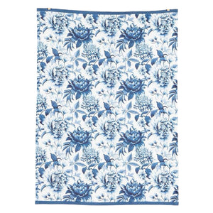 Blue Floral Tea Towel