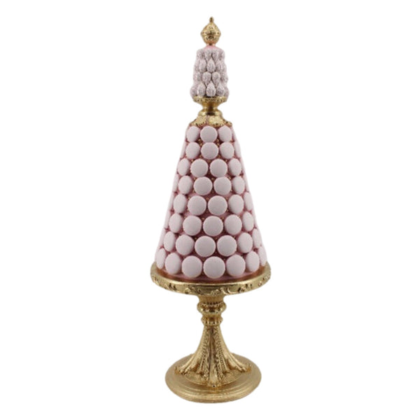 Assorted Cakes & Macarons On Pedestal Figurine, INDIVIDUALLY SOLD