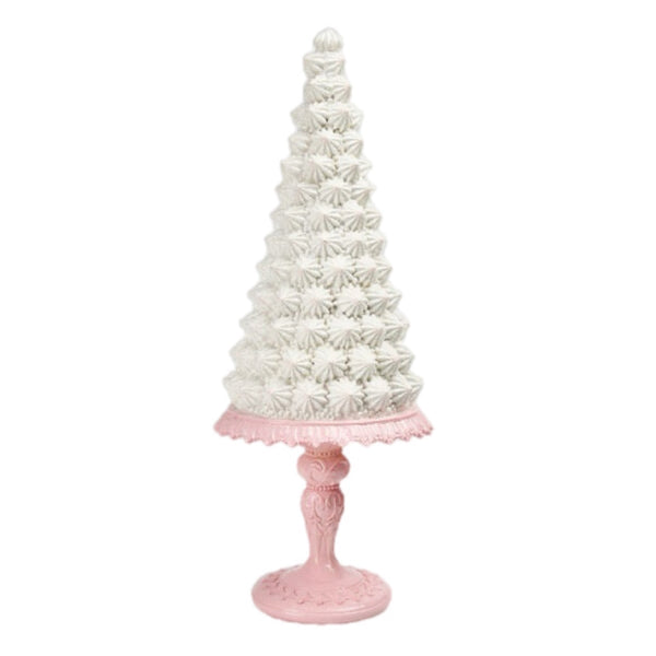 Assorted Meringue & Macaron Cakes On Pedestal Figurine, INDIVIDUALLY SOLD