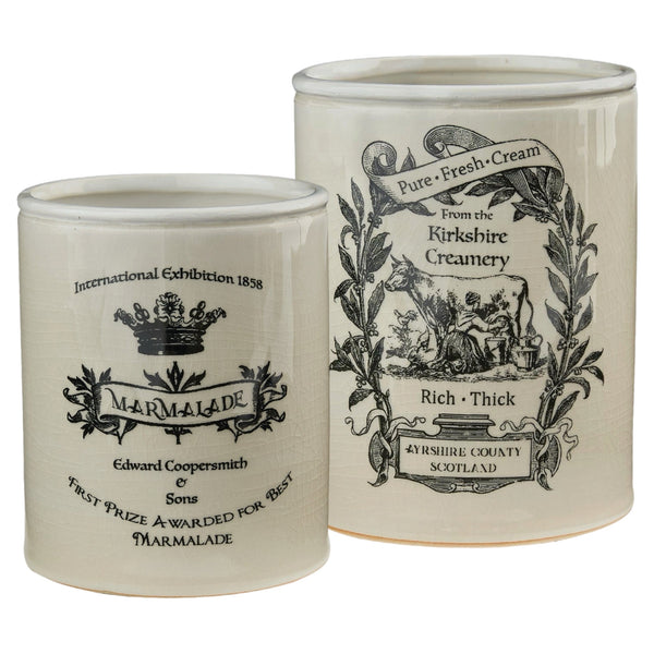 Assorted Crockery Canister, INDIVIDUALLY SOLD