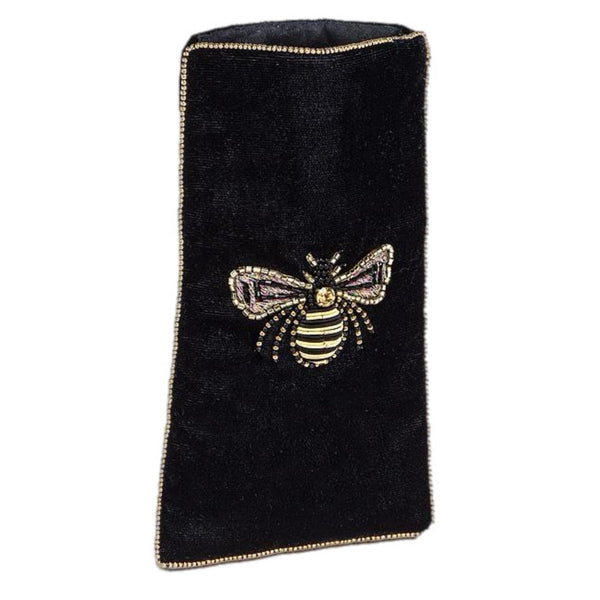 Assorted Velvet Bee Pouche, INDIVIDUALLY SOLD