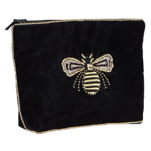Assorted Velvet Bee Pouche, INDIVIDUALLY SOLD