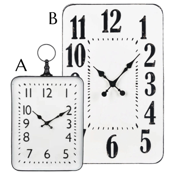 Assorted Enamel Clock, INDIVIDUALLY SOLD