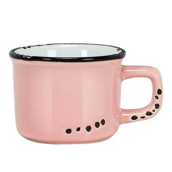 Assorted Pink Enamel Mug, INDIVIDUALLY SOLD
