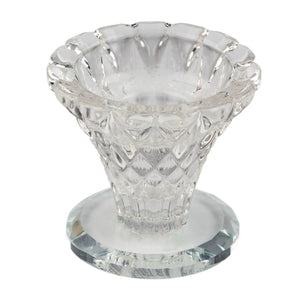 Mini Glass Taper Candle Holder