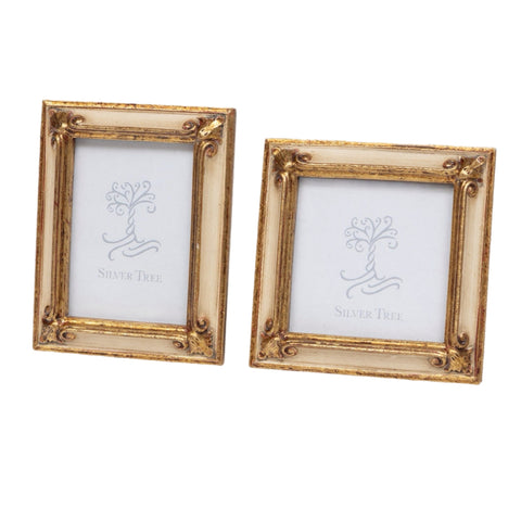 Assorted Gold & Cream Photo Frame, INDIVIDUALLY SOLD