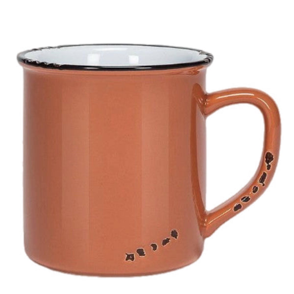 Assorted Terra Enamel Mug, INDIVIDUALLY SOLD