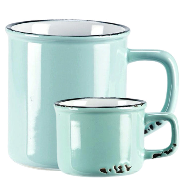 Assorted Blue Enamel Mug, INDIVIDUALLY SOLD